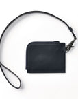 Round wallet with shoulder strap