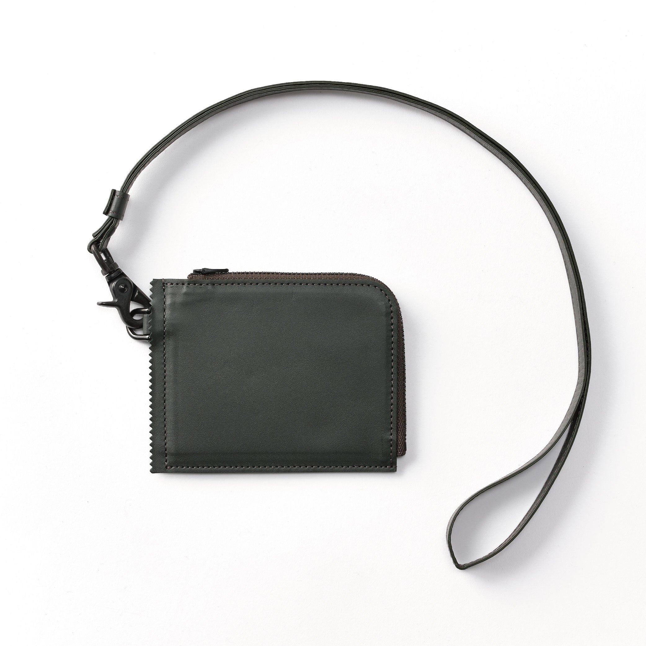 DUREN Wallet M ブラック DUREN｜Round wallet with shoulder strap｜財布｜厳選された
