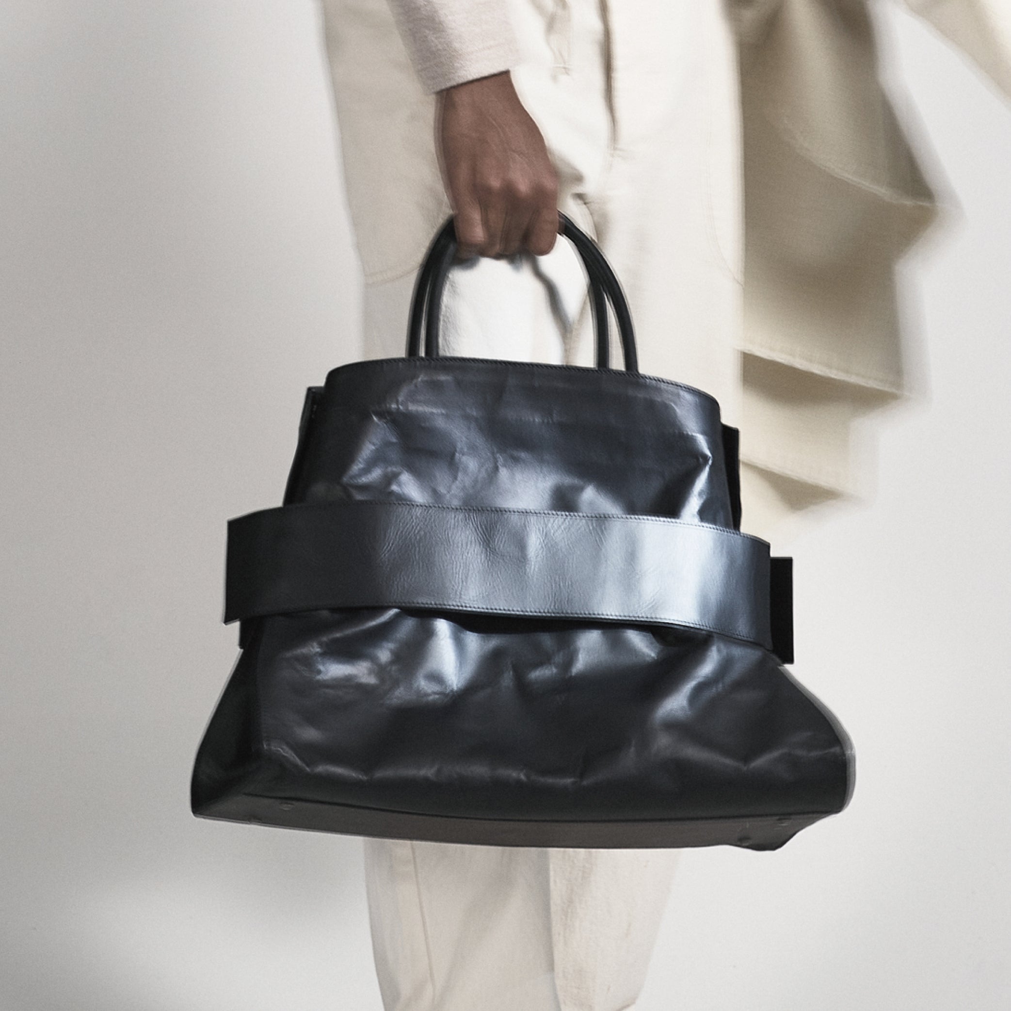 DUREN THE MAN 40cm トートバッグ クリンクルレザー DUREN THE MAN 40cm トートバッグ クリンクルレザー デューレン